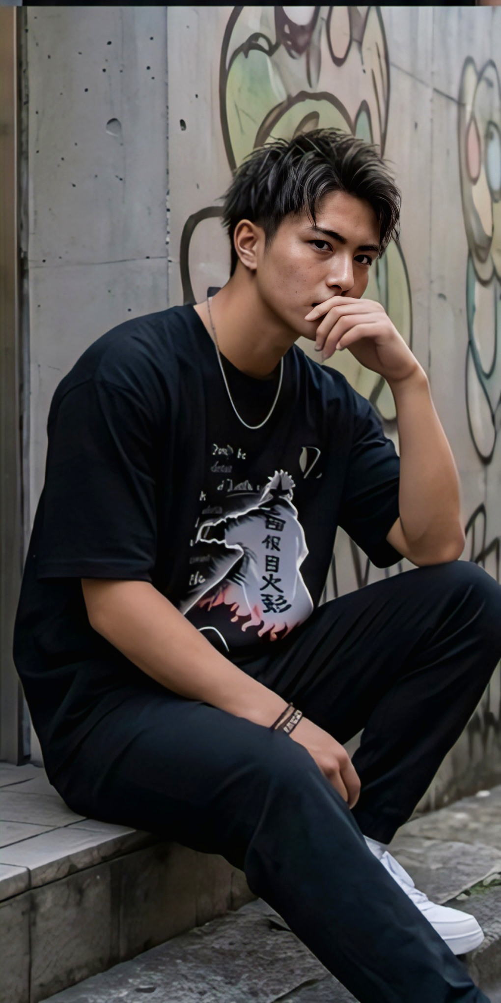 The Fourth Hokage's Promise: "Unlived Life" Dual-Print Premium Cotton T-Shirt